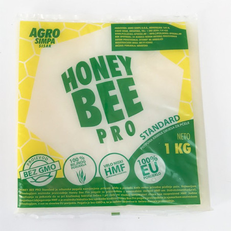 HONEY BEE PRO Standard cukorlepény 1 kg – prémium méhtakarmány