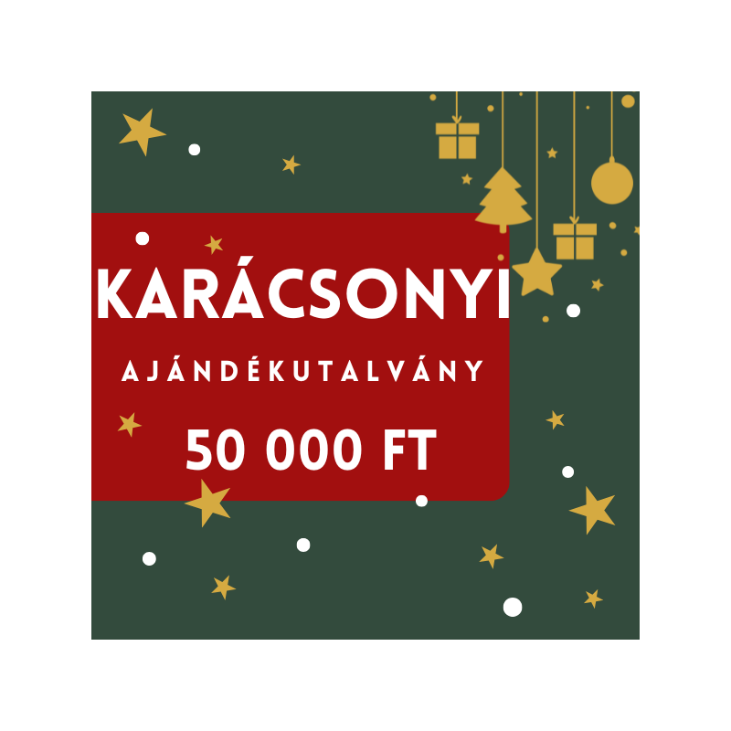 50 000 Ft értékű Karácsonyi Ajándékutalvány