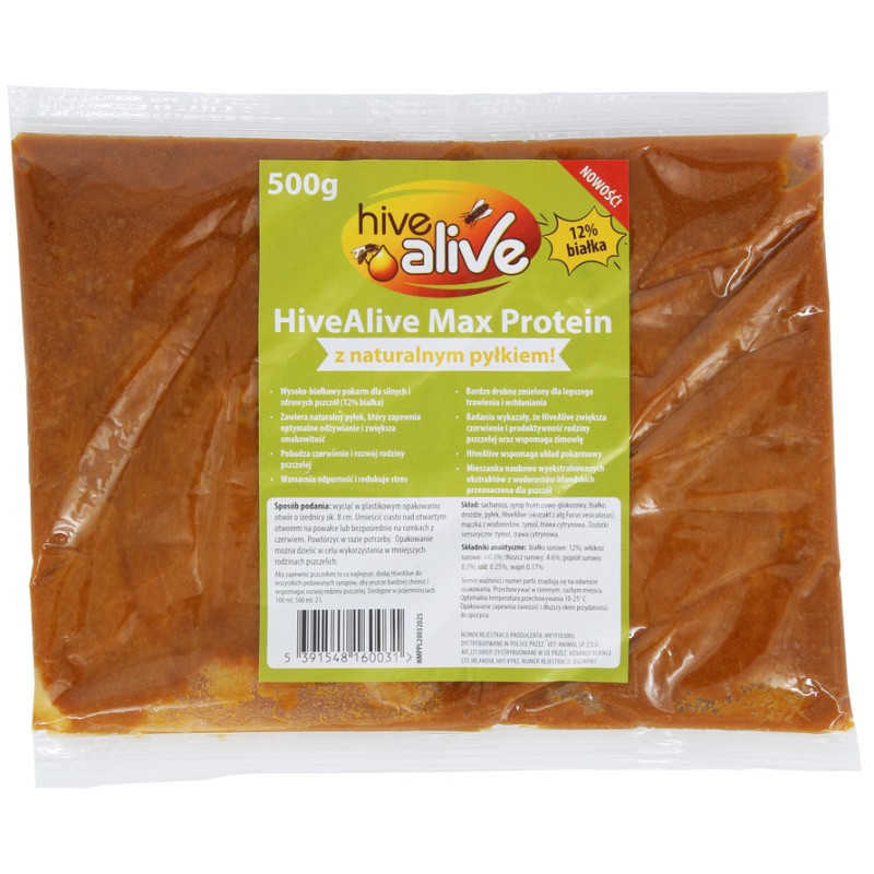 Hive Alive Max Protein – magas fehérjetartalmú